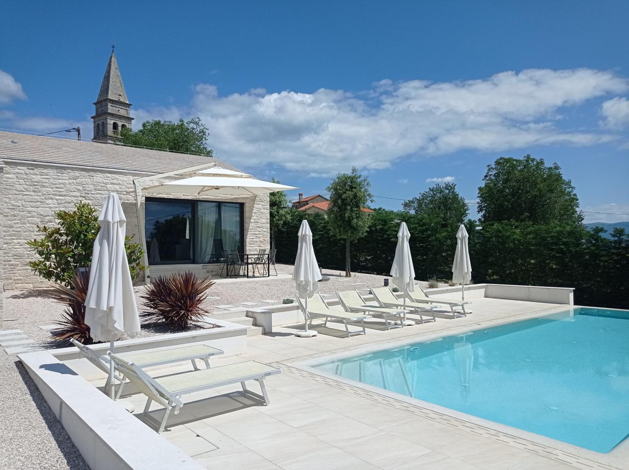 Terra Histria - Boutique Stone House Villa Oprtalj Exterior photo